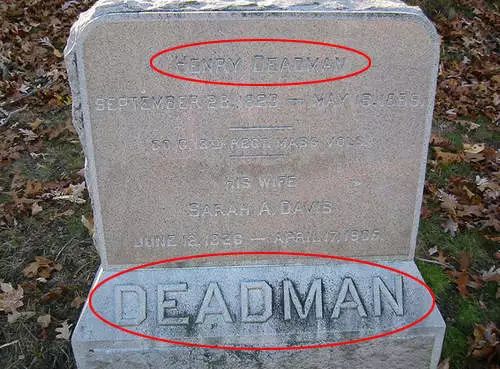 我叫Henry Deadman，现在是个DEADMAN